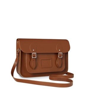 13 inch Satchel in Leather women messenger